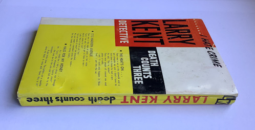 1950s-60s LARRY KENT DEATH COUNTS THREE Australian pulp fiction crime detective book